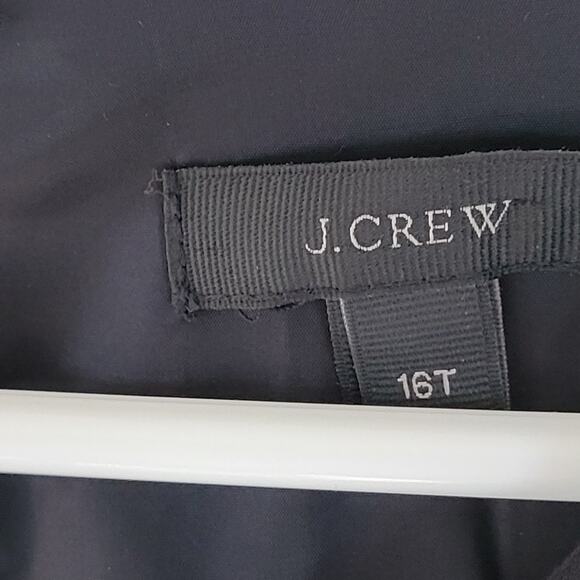 J. Crew sheath dress With Ruffle Detail Size 16T - Picture 5 of 8